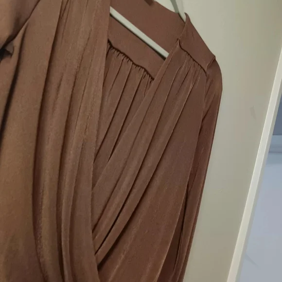 Free People Chocolate Brown Long Sleeve Bodysuit - Picture 15 of 16